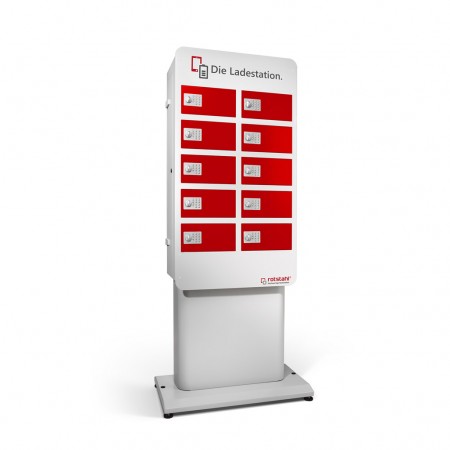 Handyladestation Rotstahl