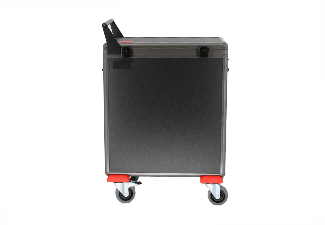 ILLTECxCharging Trolley fÃ¼r 20 Tablets & Ultrabooks Â– Robuster, geschlossener IT-Trolley fÃ¼r sicheres Laden & Transport.