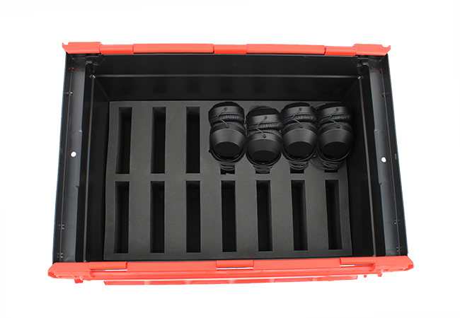 ILLTECx ZubehÃ¶rbox mit Schaumeinlage fÃ¼r z.B. KopfhÃ¶rer