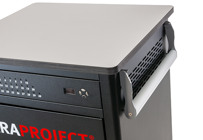 PARAPROJECT Trolley C30 Â– Sicherheitsschloss fÃ¼r Diebstahlschutz der mobilen GerÃ¤te